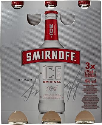 Smirnoff Ice Vodka Boisson Alcoolise Aromatisee 3 X 275 Cl
