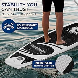 SereneLife Inflatable Stand Up Paddle Board