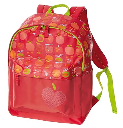 sigikid, Mädchen, Kinder Rucksack groß, Apfelherz, Rot, 24636