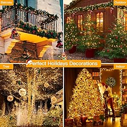 Ollny Christmas Lights 262FT 800LED, Plug-in