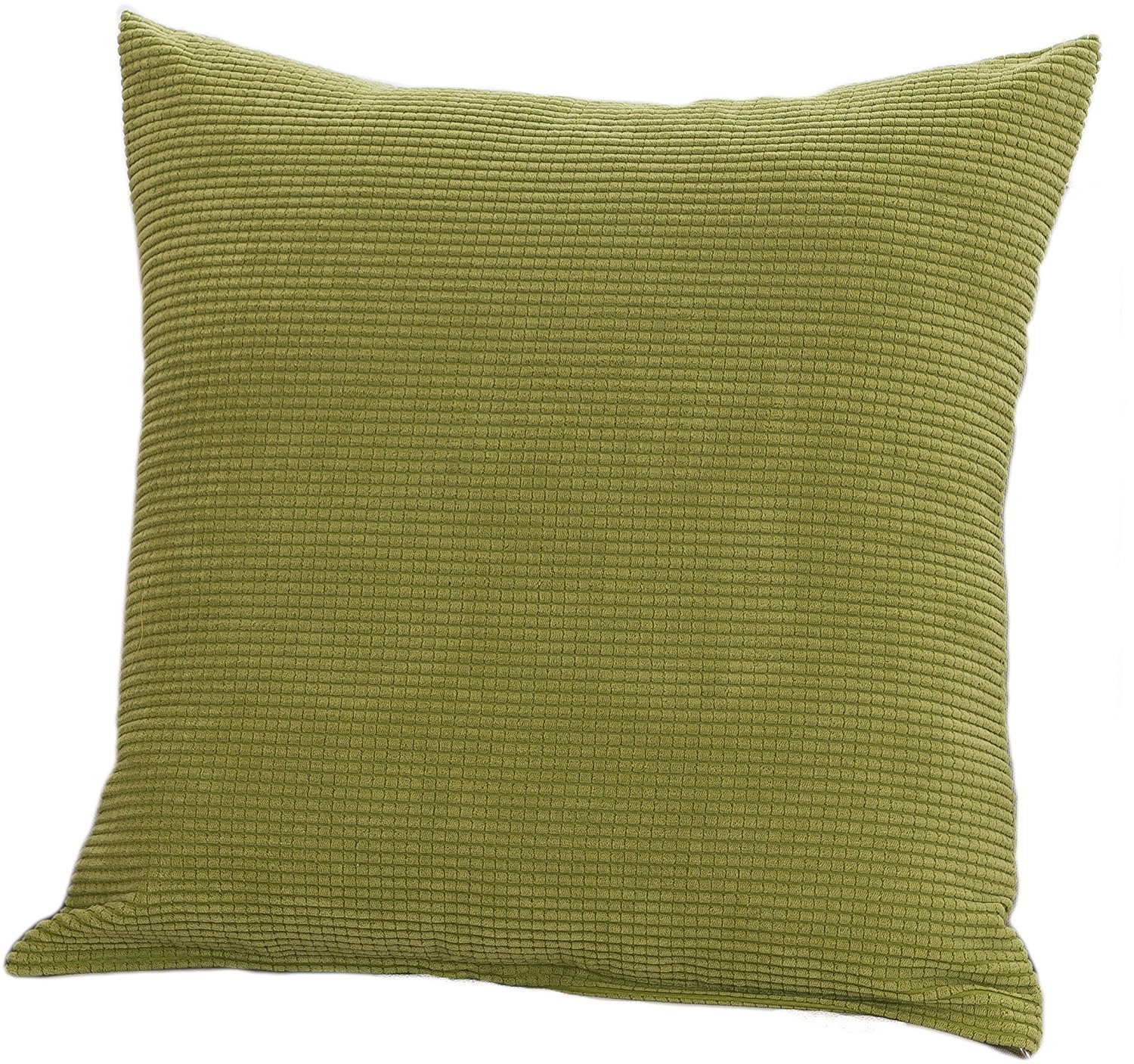 Keynis Throw Pillow Cover Comfortable Soft Corduroy Striped