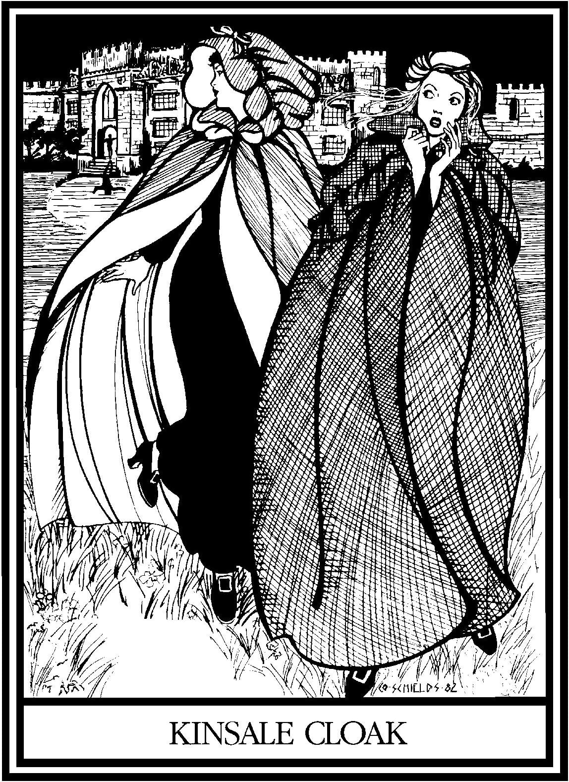 Kinsale Cloak #207 Ladies Irish Ireland Cloaks Capes Sewing Pattern (Pattern Only)