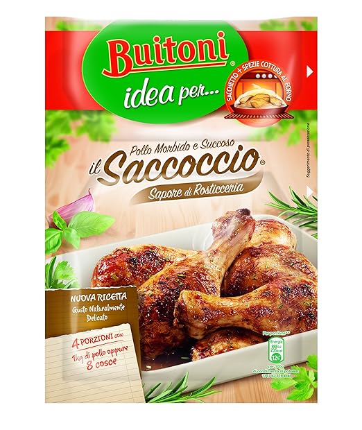title=Buitoni Idea per il Saccoccio Sapore di Rosticceria Sacchetto e Spezie per Pollo