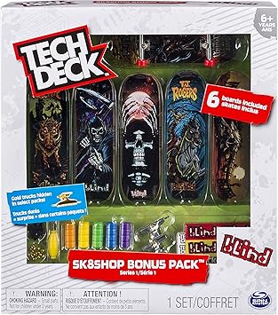 Tech Deck - Skate Shop con 6 Skates: Amazon.es: Juguetes y juegos