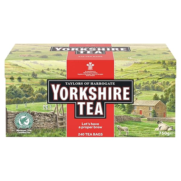TAYLORS OF HARROGATE YORKSHIRE RED, 240 TEABAGS