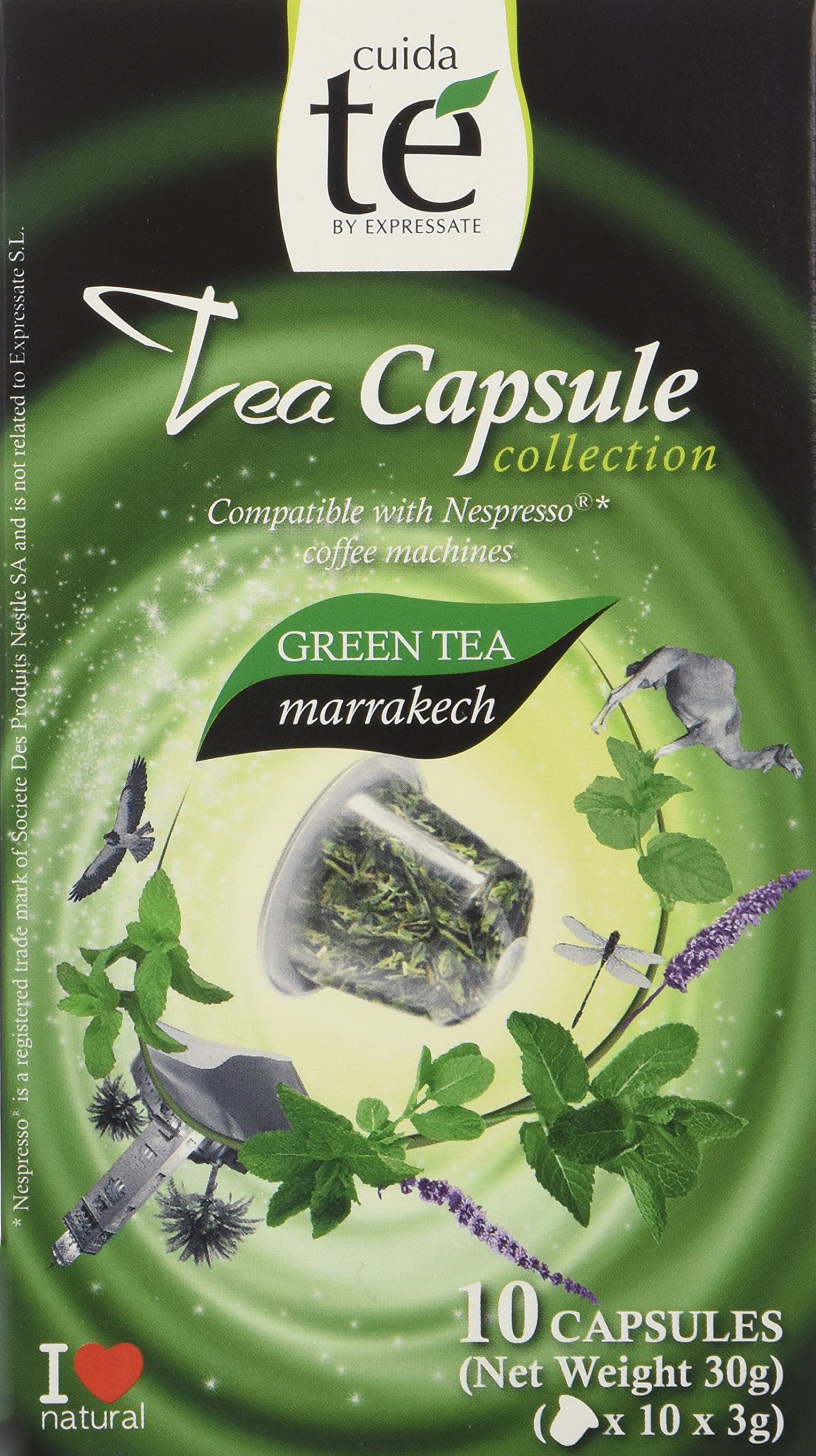 30 Nespresso Compatible Pods Origen Tea, Marrakech Green Tea, 3 Boxes 10 Pods / Box Buy