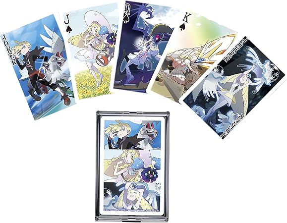 Amazon ポケモンセンターオリジナル トランプ リーリエ グラジオ ルザミーネ おもちゃ雑貨 おもちゃ