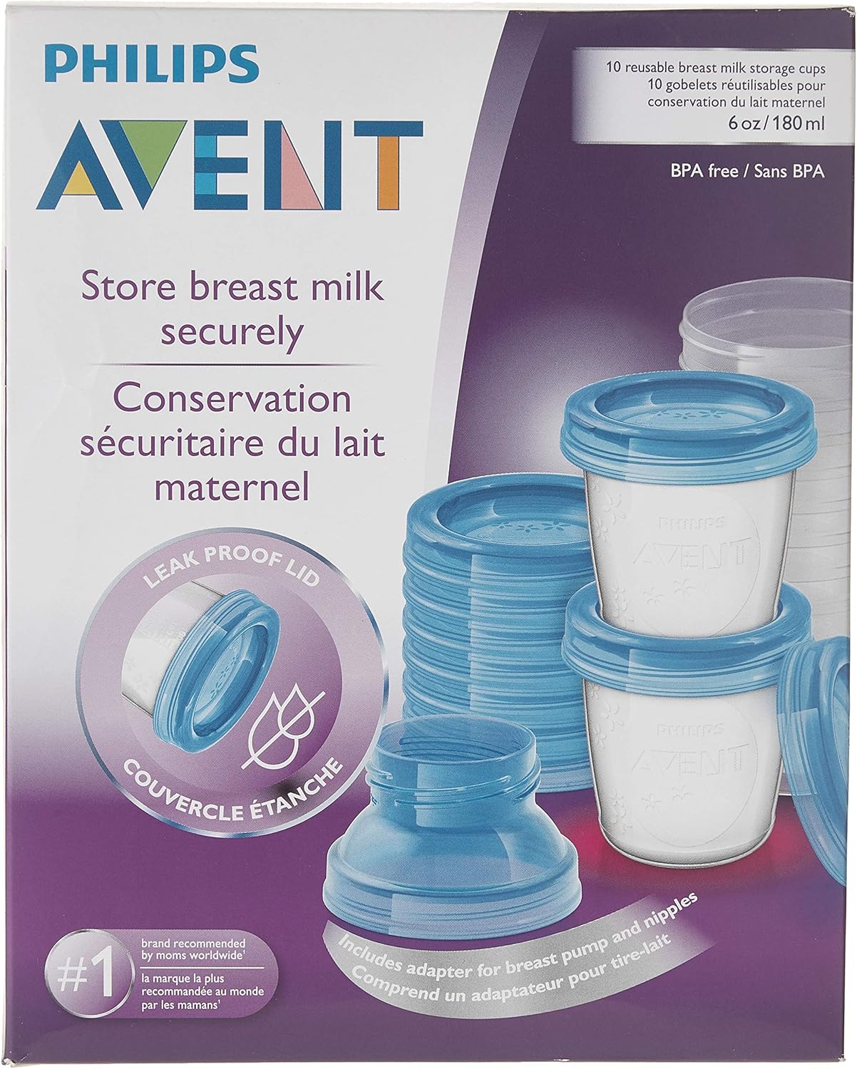 avent breast milk storage