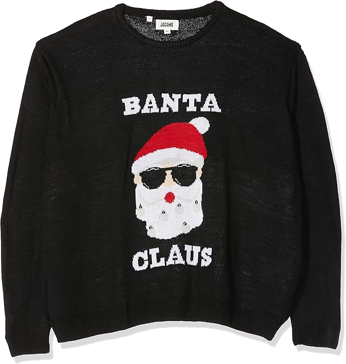 Jacamo Men's Banta Claus Light Up Jumper Regular Amazon.co.uk Clothing