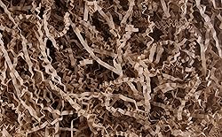 Sansam Crinkle Cut Paper Shred Filler, 1.1 LB Kraft
