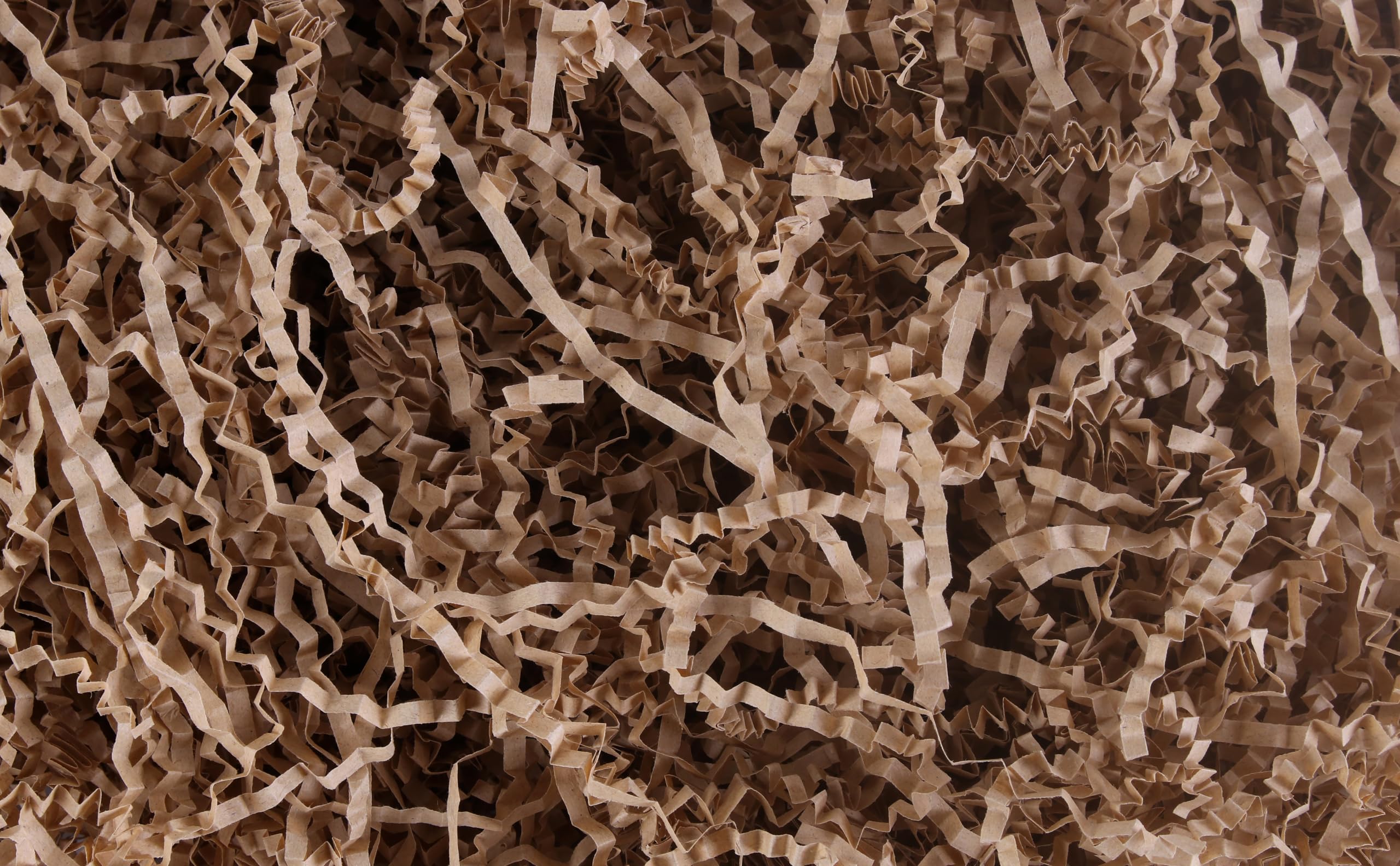 Sansam Crinkle Cut Paper Shred Filler, 1.1 LB Kraft