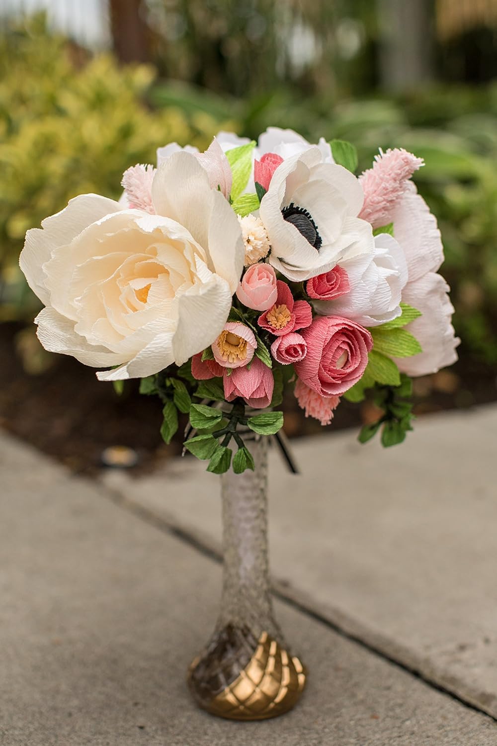 Amazon Com Bridesmaids Paper Flower Bouquet Handmade
