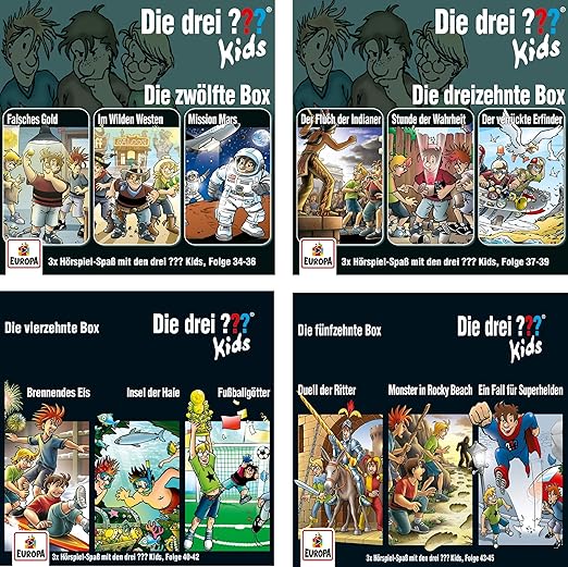 Die Drei ??? (Fragezeichen) Kids Folgen 3445 (3 CD Box 12+13+14+15) im Set Deutsche