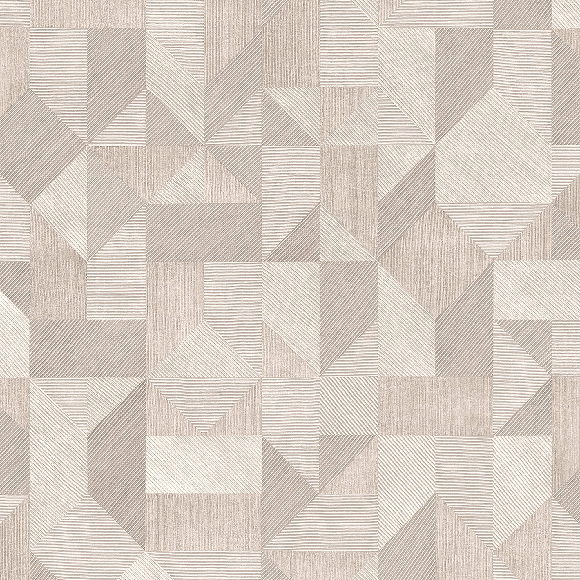 Galerie BL22770 Botanica Cubics Wallpaper, Beige, 10.05m x 53cm