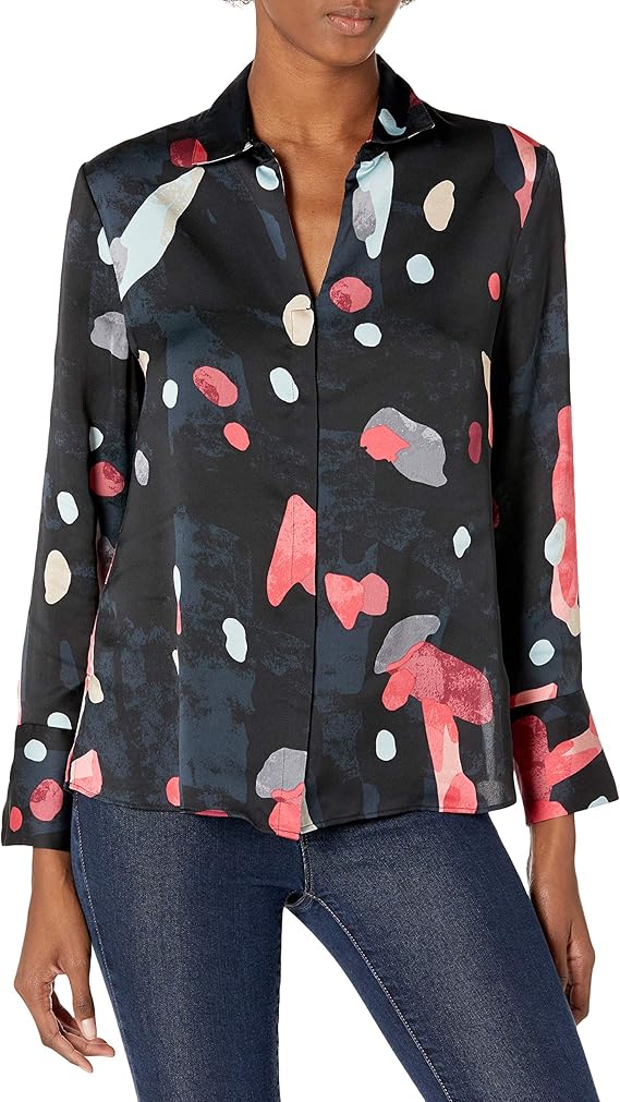 Nic+Zoe Women's Kaleidoscope Blouse Amazon.co.uk Clothing