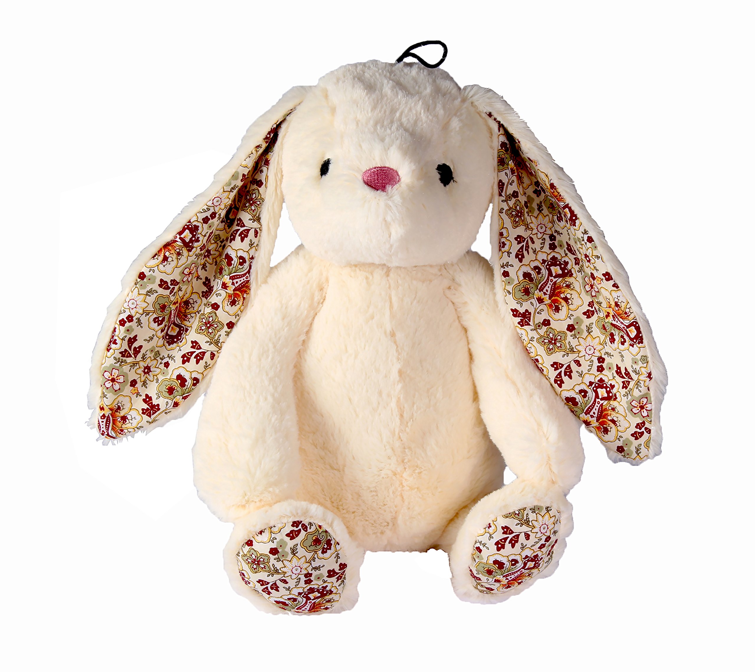 Photo 1 of Petlou Durable Plush Rabbit Dog and Cat Toys with Multi-Squeaks and Crinkle Paper.15-Inch Beige Colour