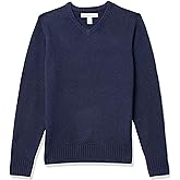 Amazon Essentials Men's Long-Sleeve Soft Touch V-Neck Sweater