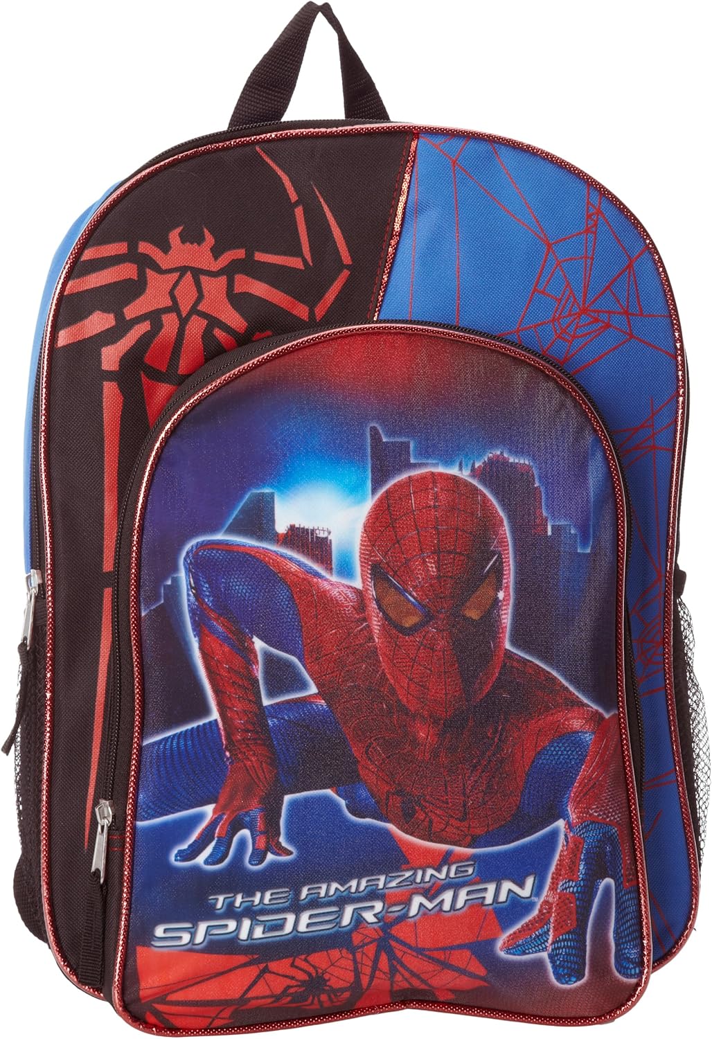 black spiderman backpack