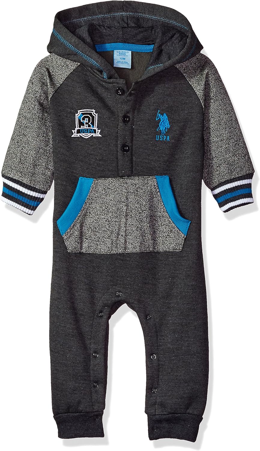 baby boy fleece romper