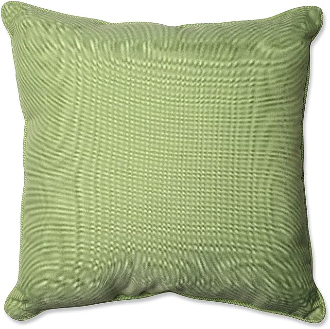 25” Tweed Lime Outdoor Corded Throw Pillow Garden & Outdoor