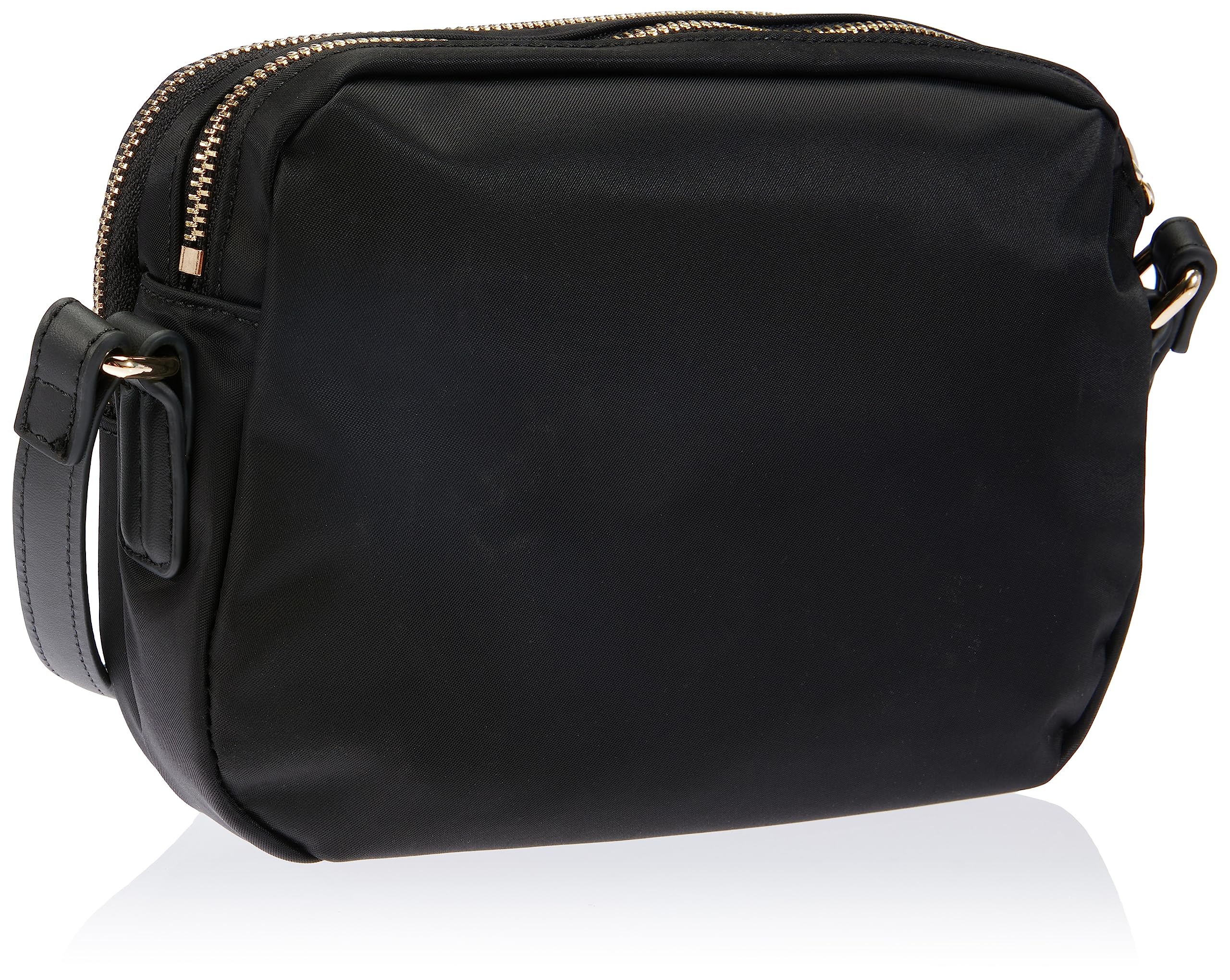 Tommy Hilfiger Women's Crossbody Bag Poppy Crossover Shoulder Bag, Black, One Size