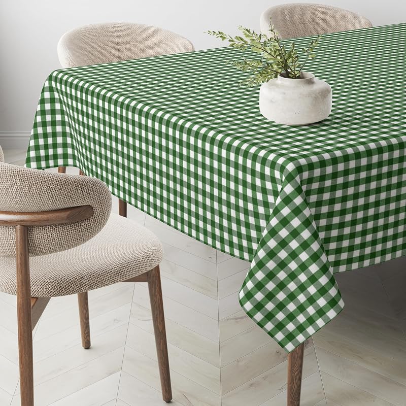 - Vichy Teflon-Tischdecke - Botelle Green - 100x140 cm
