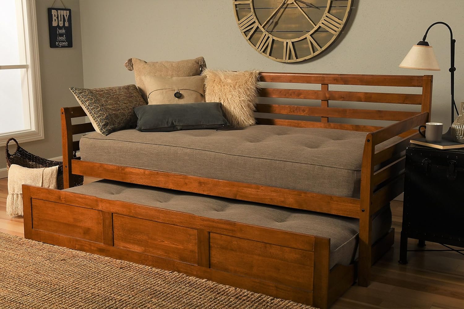 Kodiak Furniture Daybed with Trundle, Twin, Barbados Amazon.ca Home