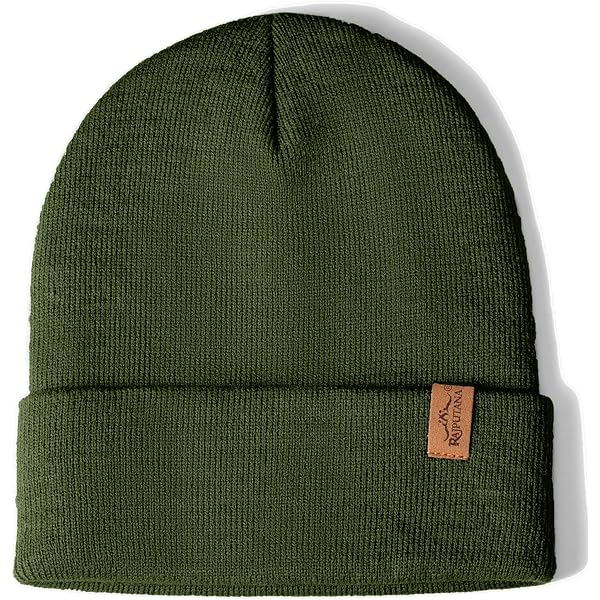 新品未使用　GREEN CLOTHING WOOL HAT Classic Plain Cuffed Beanie Winter Knit Hat Skully Cap, Neon
