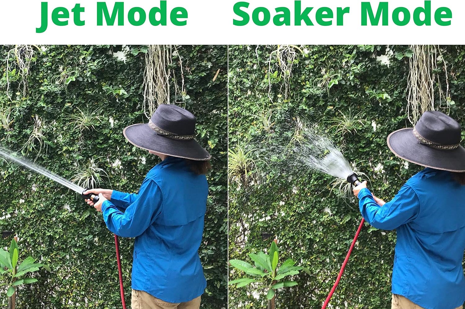 Fireman Style Hose Nozzle | Heavy Duty Hose Spray Nozzle | Garden Hose Nozzle | Water Hose Nozzle | Brass Hose Nozzle | Spray Nozzle for Garden Hose | Universal Fit Garden Hoses | 4 Extra Washers: Home Improvement