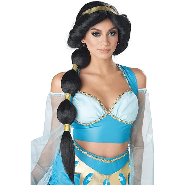 Amazon.com: ELLYDOOR Princess Jasmine Costumes for Women Adult Aladdin Dress  UP Halloween Cosplay Belly Dance Outfit (40jasmine blue, Small) : Clothing,  Shoes & Jewelry
