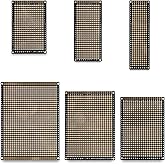 Treedix 6Pcs Double Sided Gold-Plated Universal PCB Board Prototype Kit for DIY Soldering and Electronic Project Circuit Boar