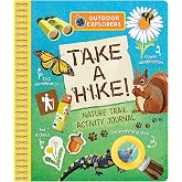 Outdoor Explorers: Take A Hike Field Journal Activity Nature Book with Stickers for Adventurous Kids, Ages 5 and up