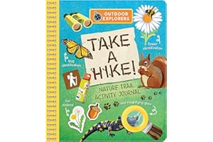 Outdoor Explorers: Take A Hike Field Journal Activity Nature Book with Stickers for Adventurous Kids, Ages 5 and up