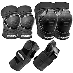 BODYPROX Knee Pads Elbow Pads Wrist Guards Set for