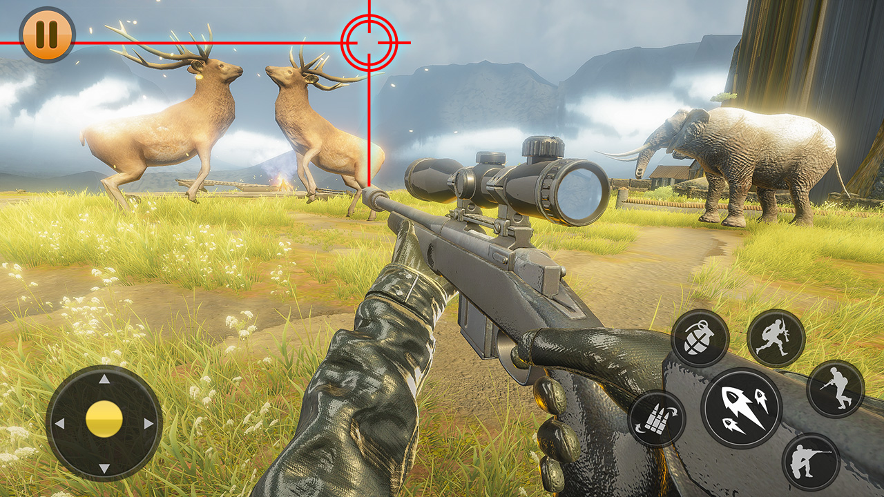 Wild Deer Sniper Hunting Animal Shooting Games Apps & Games