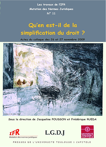 Download Qu'en est-il de la simplification du droit ? (Travaux de l’IFR t. 11) PDF