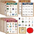 SpriteGru Bible Bingo Game, Multiple Players Bingo Game for Christian, Bible School Kids Christian Sunday Church