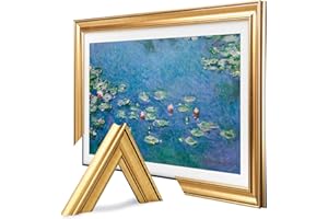 Frame TV Bezel, Compatible With Samsung The Frame TV, 75 Inch, Gilded Gold, Suitable for Wall Mounted Televisions by TV Guard