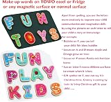 Toys of Wood Oxford 36 Pieces Wooden Magnetic Letters and Numbers Set view 2