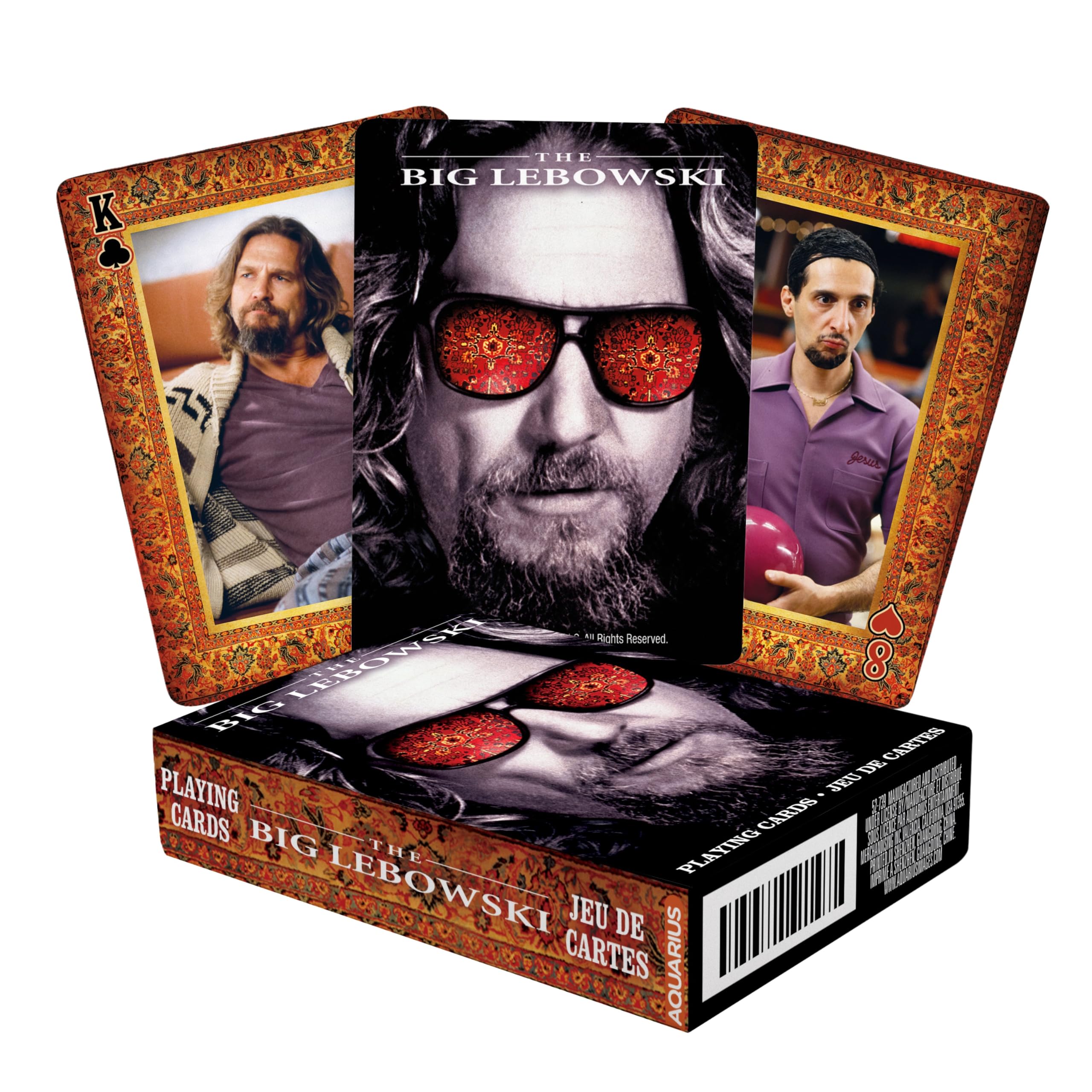 AQUARIUS The Big Lebowski Playing Cards | 52 Card Deck + 2 Jokers