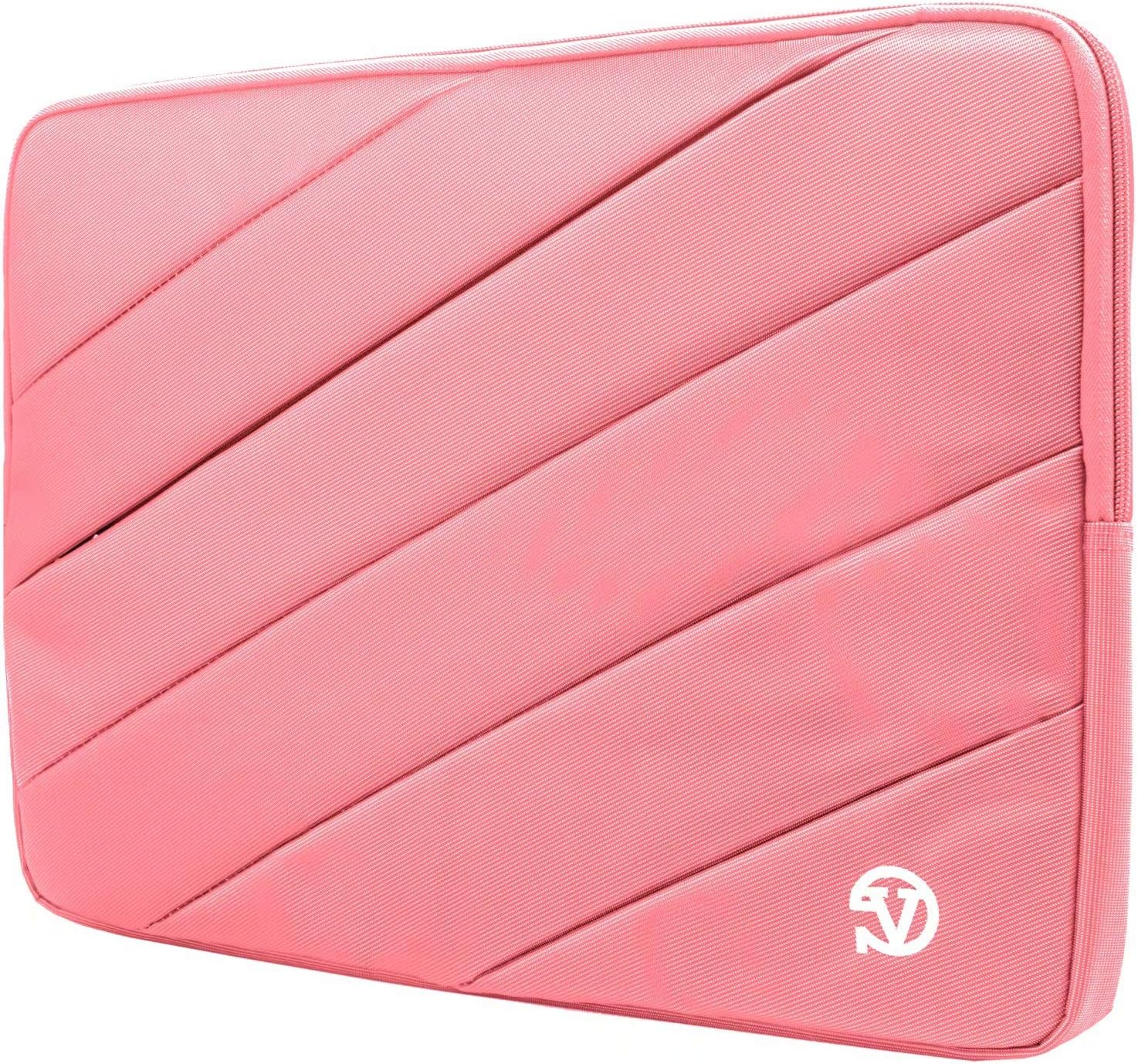 15 Inch Laptop Ultrabook Stand Sleeve Cover for Acer Chromebook 15, Swift 3, Aspire 5, Spin 5, Iconia One Tablet, Pink