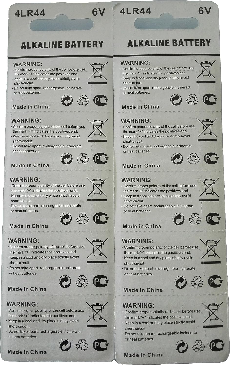 EX-ENEGY 4LR44 476A PX28A 6V Alkaline Batteries 10 pack - Image 3