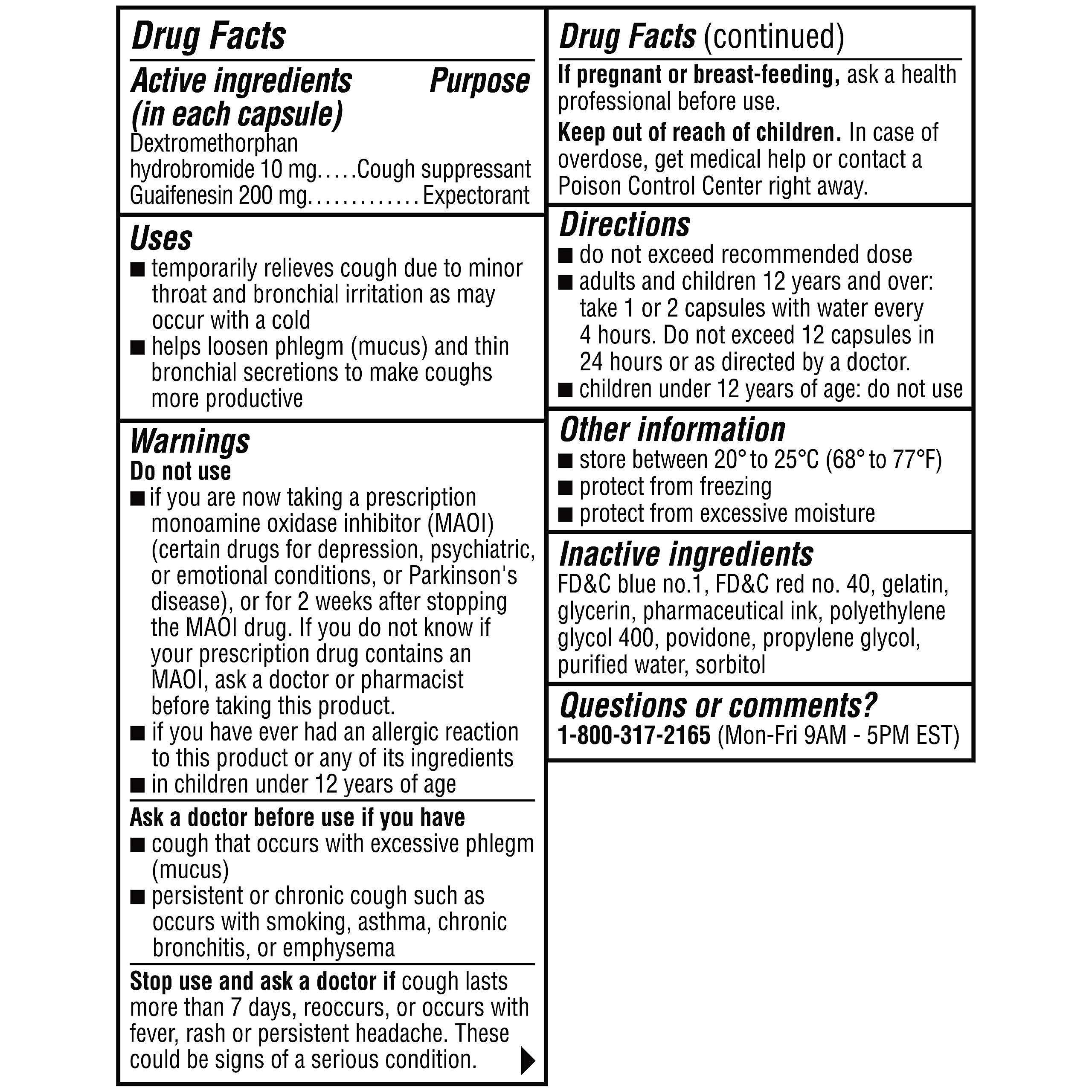 Coricidin HBP Chest Congestion & Cough Liqui-Gels 20 ea, Pack of 10