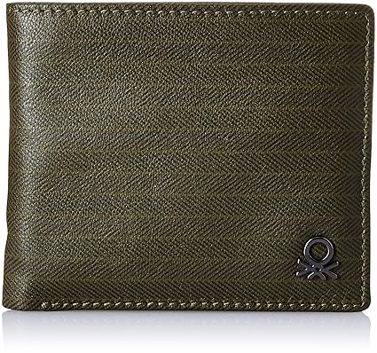 United Colors of Benetton Olive Green Mens Wallet (18A6WLLT6662I)