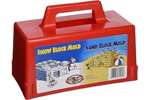Flexible Flyer Snow Fort Building Block, Sand Castle Mold, Beach Toy Brick Form, 1 Mold (605)