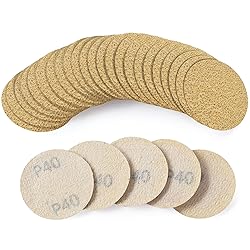 S SATC 2 Inch Hook and Loop Sanding Discs 50PCS