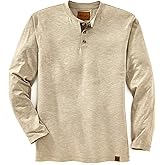 Venado Henley Long Sleeve Shirts for Men - Mens Henley with Flex Material