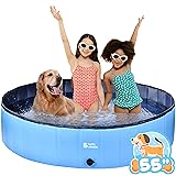 BELLOCHIDDO Foldable Dog Pool - Hard Plastic Pool