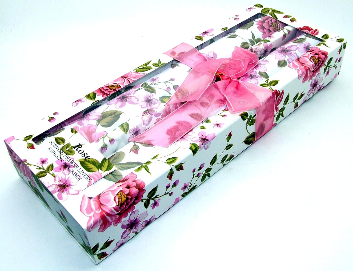 Scented Perfumed Fragranced Drawer Liners Rose Pack Of 8 Sheets