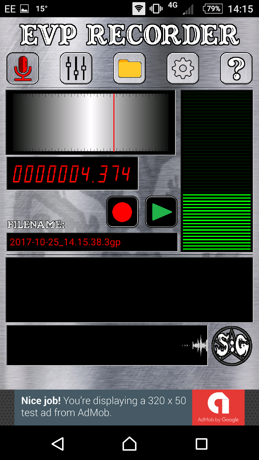 EVP Recorder Spotted for Android